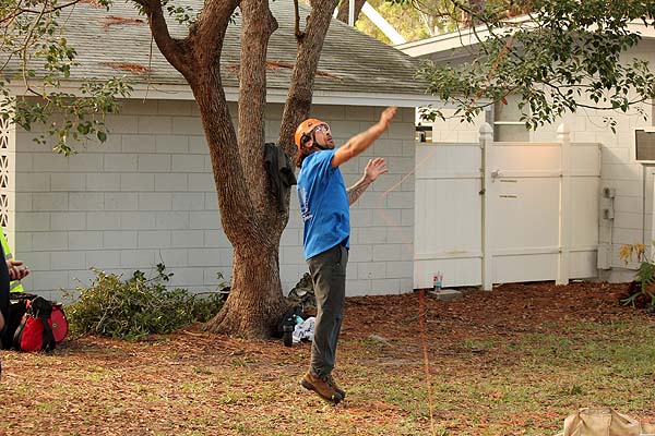 Dave Lutes: Throwline<br/>Geezers In The Treezers Competition, FL<br/>January 2013